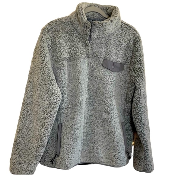 Pulse Jackets & Blazers - Pulse grey fleece jacket with pockets and snaps at neck super cozy and warm